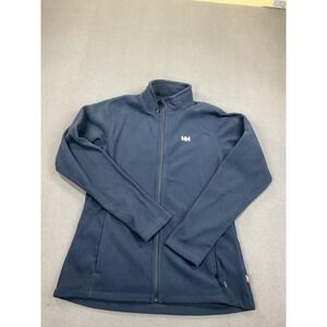 Helly Hansen Jacket Womens XL Blue Polartec Fleece Full Zip Outdoor‎ Hiking Ski